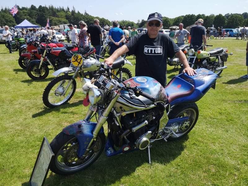 Royal Welch Fusiliers Bandit 1200 Motorbike